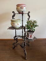 Bijzettafel - Gietijzer - Getijzeren plantentafel