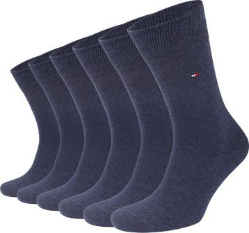 Tommy Hilfiger Classic 6-Pack Sokken Blauw maat 47-49 Heren, Kleding | Heren, Sokken en Kousen, Verzenden, Nieuw, Blauw, Tommy Hilfiger