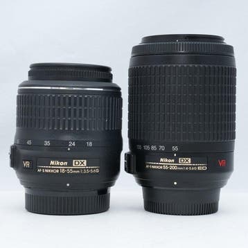 Nikon AF-S DX 18-55mm f/3.5-5.6G and AF-S DX 55-200mm, Nieuw