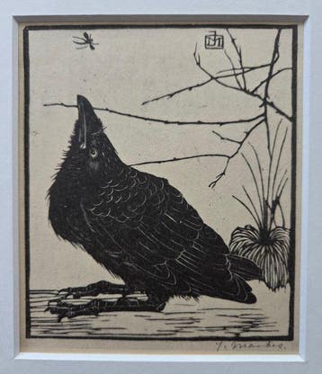 Jan Mankes (1889-1920) - Zieke jonge kraai