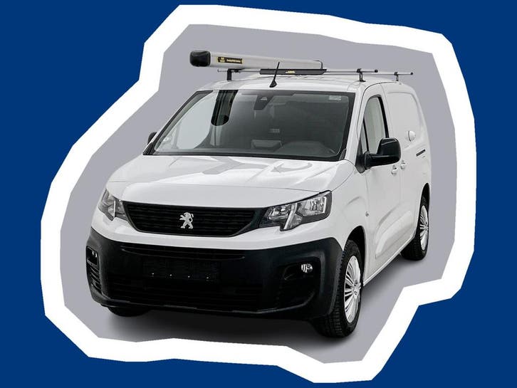 Peugeot Partner 1.5 BlueHDi 130 EAT8 S&S L2 Inrichting Schui, Auto's, Bestelauto's, Lease, Overige kleuren, Automaat, Financial lease