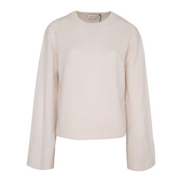 Alcidia da Veiga • wollen trui in creme • 36, Kleding | Dames, Verzenden, Wit, Nieuw, Alcidia da Veiga