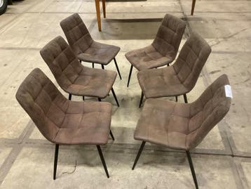 Online veiling: Set eetkamerstoelen (6 stuks), Nieuw