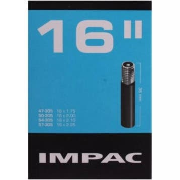 Impac Binnenband 16x1.75/2.35 - Schrader ventiel 35mm - D..., Ophalen of Verzenden, Nieuw, Band