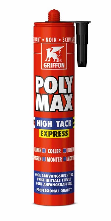Griffon Poly Max High Tack Express 435 gram Zwart, Ophalen of Verzenden, Nieuw