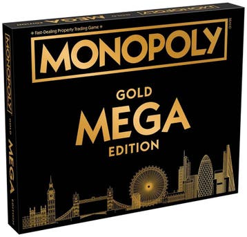 Monopoly - Mega Gold (EN) | Winning Moves -, Verzenden, Nieuw