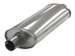 Demper 51mm ovaal 165/100mm 320mm lang RVS Simons Small, Ophalen of Verzenden, Nieuw