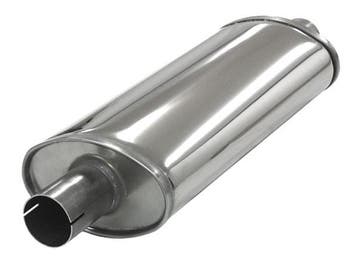Demper 51mm ovaal 165/100mm 320mm lang RVS Simons Small, Ophalen of Verzenden, Nieuw