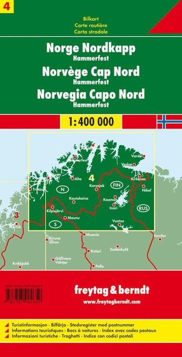 F&B Noorwegen 4, Noordkaap, Hammerfest 9783707904659, Verzenden, Gelezen