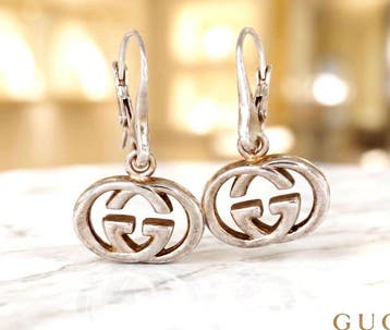Zonder minimumprijs - Gucci - Oorbellen Zilver, Nieuw