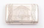 Sigarettendoos - .875 (84 Zolotniki) zilver - Sigarettenetui, Antiek en Kunst