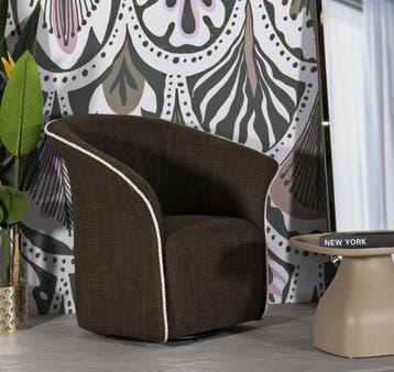 SIENA GREEN DRAAIFAUTEUIL CM 83,5x66x80 (ZITHOOGTE CM 42) -, Ophalen of Verzenden, Nieuw
