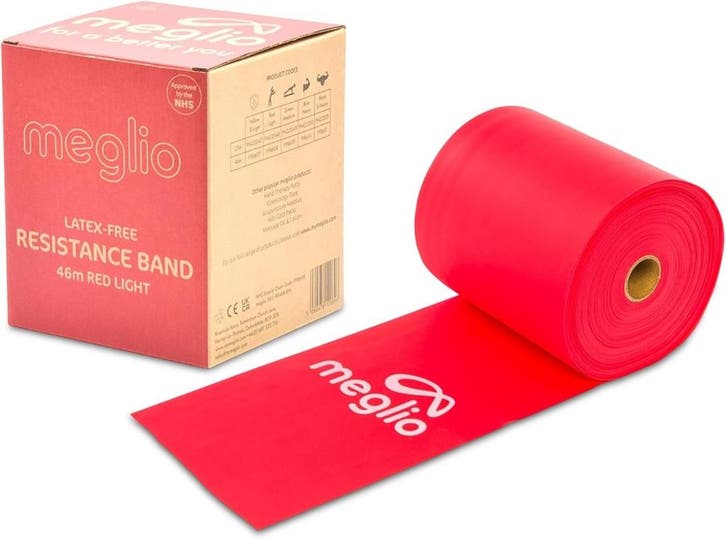 Fysioband 46m Latex-vrij | Laatste Stuk!, Sport en Fitness, Fitnessmaterialen, Armen, Nieuw, Weerstandband, Ophalen of Verzenden