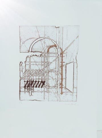 Walter Valentini (1928) - la citta del sole, Antiek en Kunst