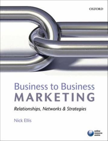 9780199551682 Business To Business Marketing | Tweedehands, Verzenden, Zo goed als nieuw, Nick Ellis
