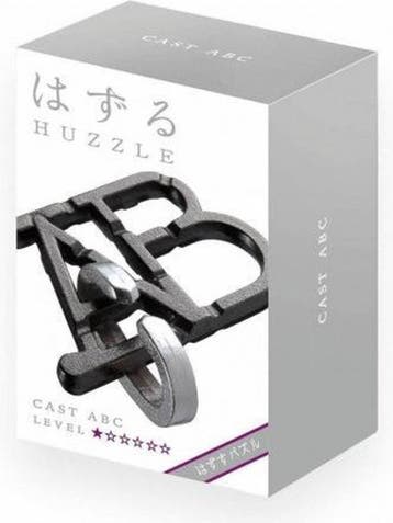 Huzzle Cast Puzzle - ABC (level 1) | Huzzle - Puzzels, Hobby en Vrije tijd, Denksport en Puzzels, Verzenden, Nieuw