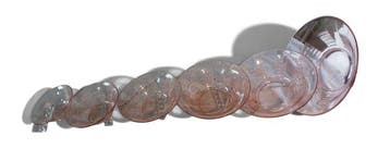 Val Saint Lambert - Schaal (6) - Severina - Glas - Luxval