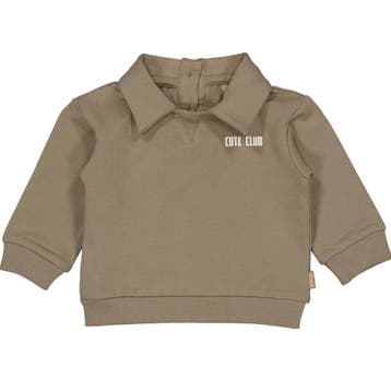 Quapi baby Shirt grijs/beige Karem - 56 (1-2 maanden), Ophalen of Verzenden, Nieuw