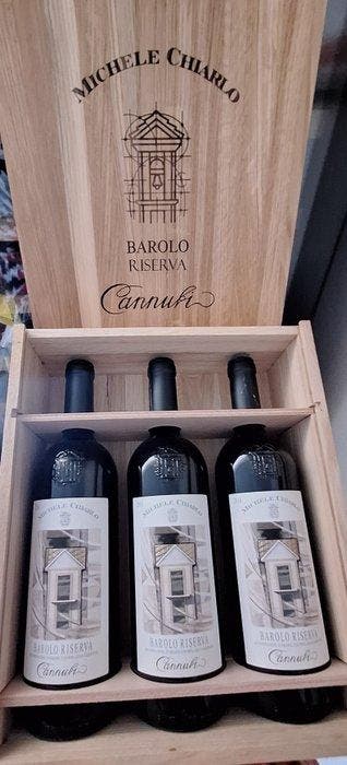 2016 Michele Chiarlo, Barolo Riserva Cannubi - Barolo,, Verzamelen, Wijnen