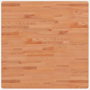 Tafelblad 80x80cm Massief Beuken | Retourdeal 51% Korting, 50 tot 100 cm, Vierkant, Zo goed als nieuw, Tafelblad