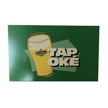 Tapkaart - Tap Oké Heineken, Ophalen of Verzenden