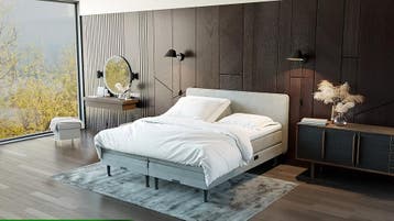Nordland boxspring Elektrisch verstelbaar, Verzenden, Nieuw, Wit