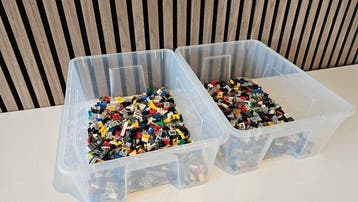 Lego Onderdelen - LEGO 1x2 Modified 1000x, Nieuw