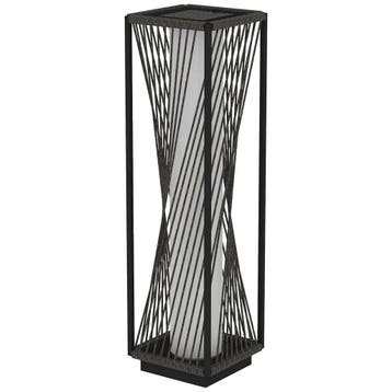 TRUUSK Solar Staande Lamp Rattan met Lichtsensor - 25 LEDs -, Verzenden, Nieuw