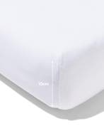 HEMA Hoeslaken 70x150cm jersey wit, Verzenden, Nieuw, Wit