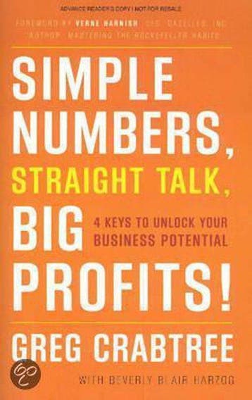 Simple Numbers, Straight Talk, Big Profits 9781608320561, Verzenden, Zo goed als nieuw, Greg Crabtree