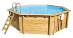 Weva Octo 530 houten zwembad (hoogte 1,33 cm), Tuin en Terras, Zwembaden, Verzenden, Nieuw