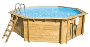Weva Octo 530 houten zwembad (hoogte 1,33 cm), Tuin en Terras, Zwembaden, Verzenden, Nieuw