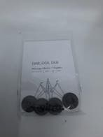 Vitra DAR voetdopjes, glad, zwart, Ophalen, Nieuw in verpakking