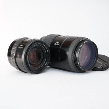 Minolta AF Zoom 35-105mm F3.5-4.5 + AF Zoom 75-300mm, Audio, Tv en Foto, Nieuw