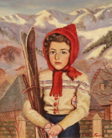 Francesc Vila Ferrer (1905 - 1980) - Retrato de una joven