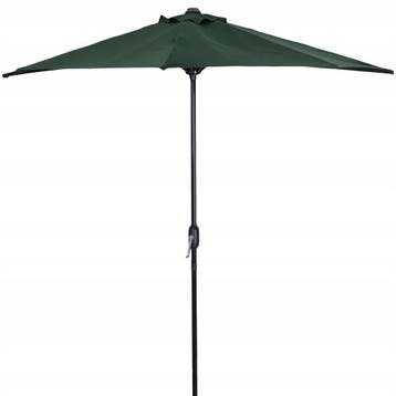 Halve Balkonparasol Groen 240cm | Nieuw | OP=OP, Muurparasol, Nieuw, Waterdicht, 2 tot 3 meter
