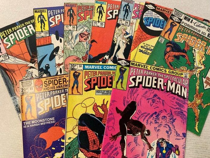 Spectacular Spider-Man (1976) 10 comics in range # 55 to, Boeken, Strips | Comics