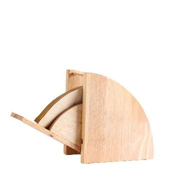 Koffiefilterhouder Modern Hout Handig Systeem Koffie, Verzenden, Nieuw