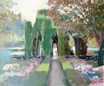 Isidoro Lazaro Ferre (1949) - Luz matinal en el Palacio de, Antiek en Kunst