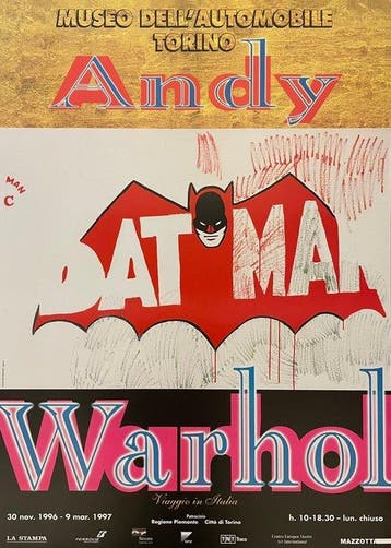 Andy Warhol (after) - BATMAN Museo dellautomobile Torino -