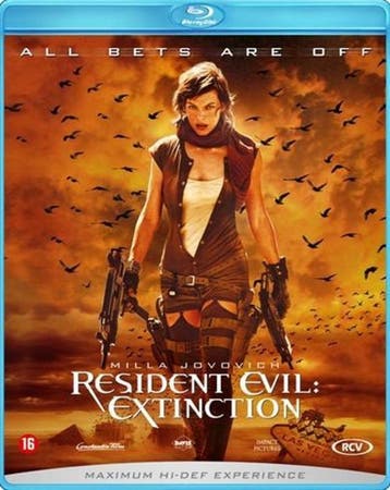 Resident Evil Extinction (blu-ray tweedehands film), Cd's en Dvd's, Ophalen of Verzenden, Zo goed als nieuw