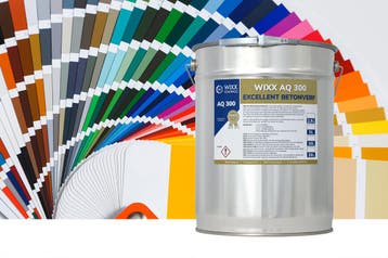 Wixx AQ 300 Excellent Betonverf RAL 3020 | Verkeersrood 2.5L, Verzenden, Nieuw, Verf, Minder dan 5 liter
