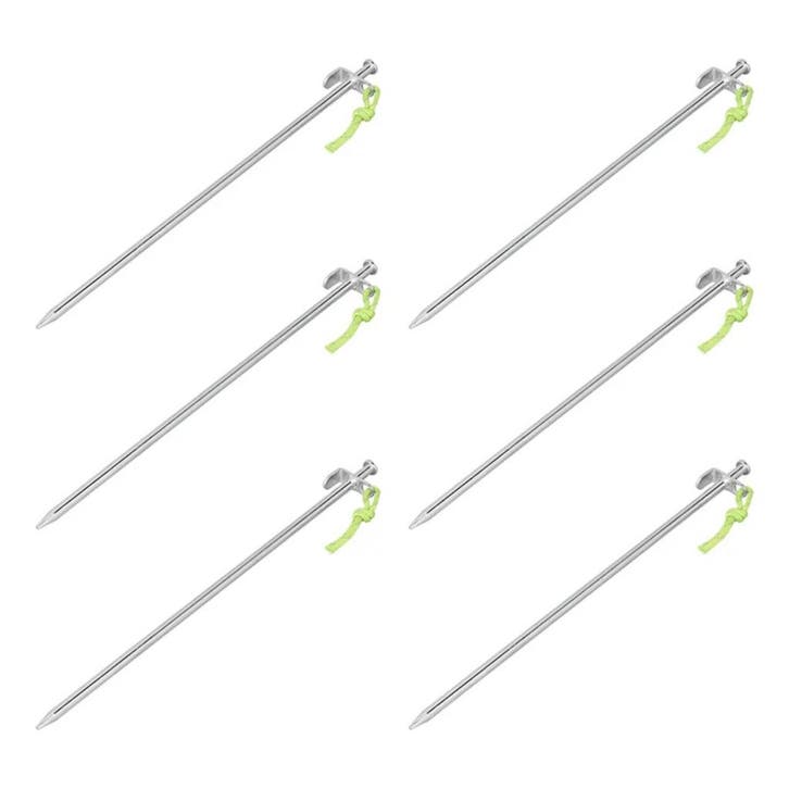 ProPlus Rotspen 40 cm – Heavy Duty met L-Haak – 6 stuks, Caravans en Kamperen, Kampeeraccessoires, Nieuw, Ophalen of Verzenden
