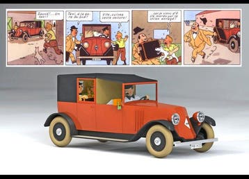 Moulinsart/Hachette - Tintin - 1 - Voiture 1/24 - Le Taxi, Nieuw