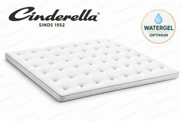 Cinderella 160/200 Cinderella OP=OP Optimum watergel, Ademend, Verzenden, Wit, Overige typen