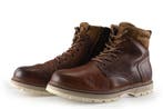 Nelson Veterboots in maat 42 Cognac, Kleding | Heren, Schoenen, Overige kleuren, Verzenden, Boots, Zo goed als nieuw