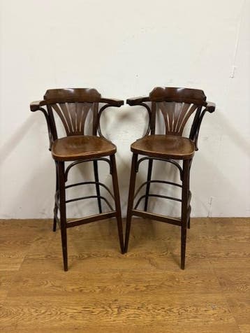 Set Gebruikte Barstoelen - k1108 Vintage/Café, Ophalen, Nieuw