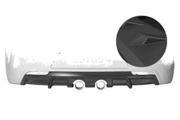 Achterskirt voor VW Golf 6 R HA268-L, Verzenden, Nieuw