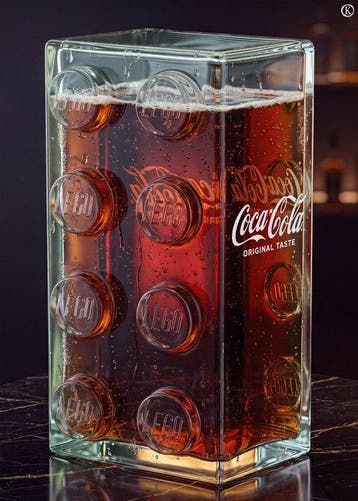 Kleury.art - [XL MATTE PAPER] LEGO Bottle Concept:, Nieuw