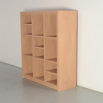 Officenow vakkenkast, eiken, 160 x 140 cm, Ophalen of Verzenden, Nieuw